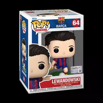 Funko Pop Football Barça 64 Lewandowski Figür