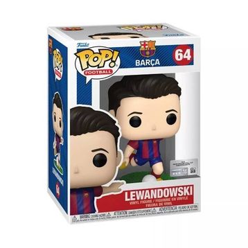 Funko Pop Football Barça 64 Lewandowski Figür