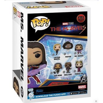Funko Pop Marvel The Marvels Ms. Marvel Aksiyon Figürü