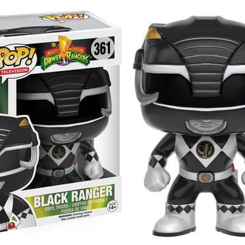 Funko POP TV Power Rangers Black Ranger Figür