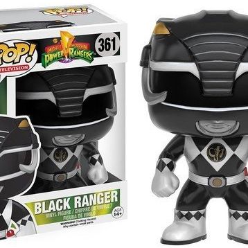 Funko POP TV Power Rangers Black Ranger Figür
