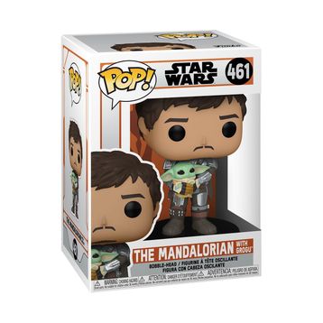 Funko Star Wars Mandalorian Mando Holding Child Pop Figür