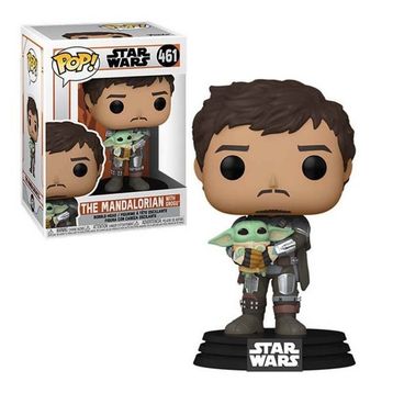Funko Star Wars Mandalorian Mando Holding Child Pop Figür