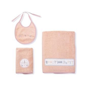Funna Baby FUNNABABY-9755 Funna Baby 3lü Banyo Seti Vip Pembe