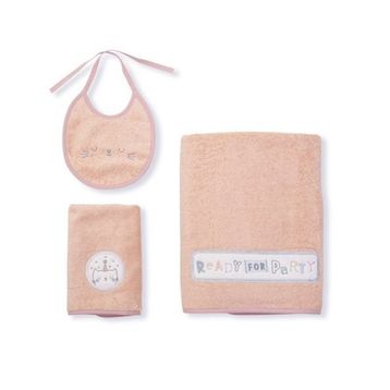Funna Baby FUNNABABY-9755 Funna Baby 3lü Banyo Seti Vip Pembe