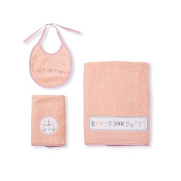 Funna Baby FUNNABABY-9755 Funna Baby 3lü Banyo Seti Vip Pembe