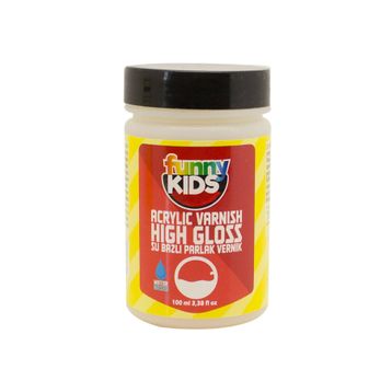 Funny Kids Su Bazlı 100 ml Parlak Vernik