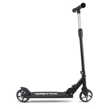Furkan 8+ Yaş Gri Siyah Cool Wheels Metal 2 Tekerlekli Katlanabilir Scooter