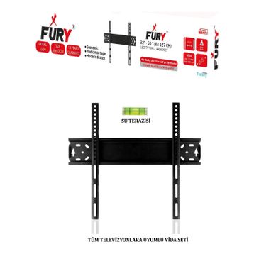 Fury 32-50 inç Lcd Led Televizyon Duvar Asma Aparatı