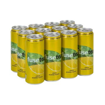 Fuse Tea 330 ml Soğuk Çay Limon Aromalı İçecek (12 adet)