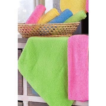 Fushia 12 Adet Magic Towel Microfiber Havlu Seti