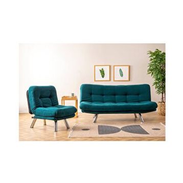 Futon Pafu Hippo Petrol Koltuk Takımı