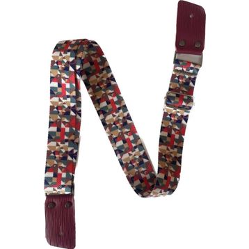 G-Strap Maroon Deri Uçlu Ukulele ve Gitar Askısı