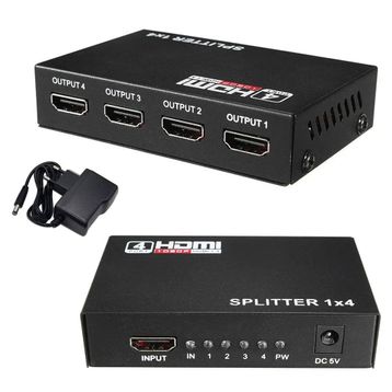 Gabble GAB-HS04 4 Port HDMI Splitter