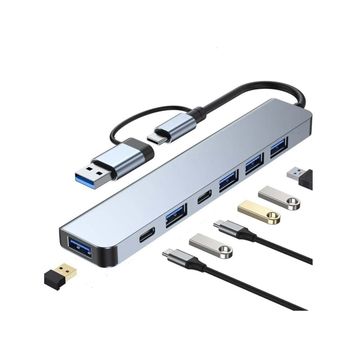 Gabble GAB-TY701 TYPE-C TO 3.0 7 IN 1 USB + HDTV 4K Çevirici