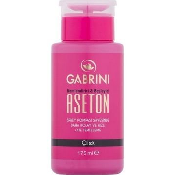 Gabrini 175 ml Çilekli Pompalı Aseton