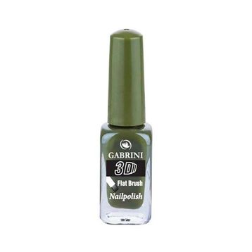 Gabrini 3D Flat Brush Yeşil 13 ml Oje