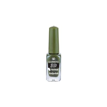 Gabrini 3D Flat Brush Yeşil 13 ml Oje