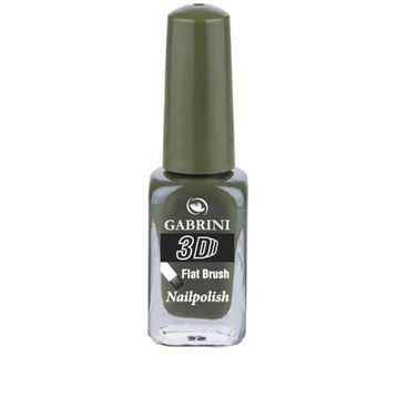 Gabrini 3D Flat Brush Yeşil 13 ml Oje