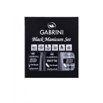 Gabrini Black Manikür Seti