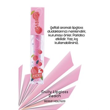 Gabrini Fruity Peach Dudak Parlatıcısı