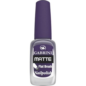 Gabrini Matte Flat Brush Mor 13 ml Oje