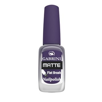Gabrini Matte Flat Brush Mor 13 ml Oje