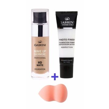 Gabrini No:01 Hd Matte Photo Finish Primer Fondöten