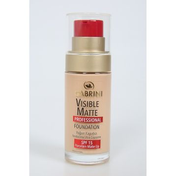 Gabrini No:04 Koyu Ton Spf 15 30 ml Visible Matte Fondöten