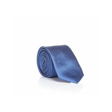 Gaffy DDK-01 İndigo Mavi Slim Fit Düz Renk Dokuma Kravat