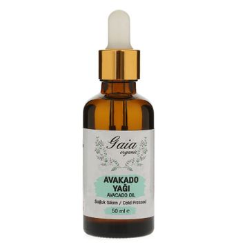 Gaia Organic 50 ml Soğuk Sıkım Avokado Yağı