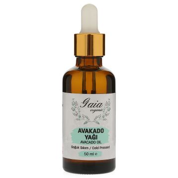 Gaia Organic 50 ml Soğuk Sıkım Avokado Yağı