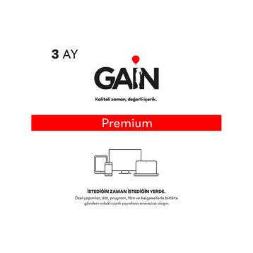 Gain Premium 3 Aylık Abonelik