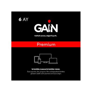 Gain Premium 6 Aylık Abonelik