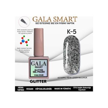 Gala 10 ml K-05 Smart Glitter Kalıcı Oje
