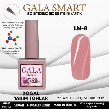 Gala 10 ml LN8 Smart Natural Kalıcı Oje