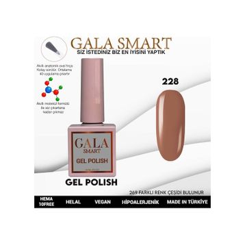 Gala 10 ml NO:228 Smart Classic Kalıcı Oje
