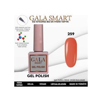 Gala 10 ml NO:259 Smart Classic Kalıcı Oje