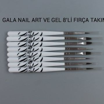 Gala Professional 8'li Lüks Zebra Fırça Takımı