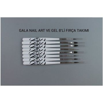 Gala Professional 8'li Lüks Zebra Fırça Takımı