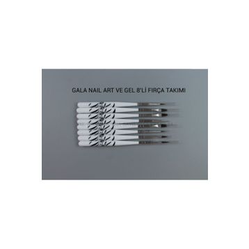 Gala Professional 8'li Lüks Zebra Fırça Takımı