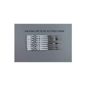 Gala Professional 8'li Lüks Zebra Fırça Takımı