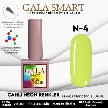 Gala Smart 10 ml N4 Neon Kalıcı Oje