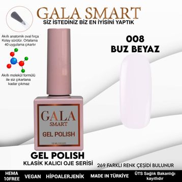 Gala Smart 10 ml NO:008 Classic Kalıcı Oje
