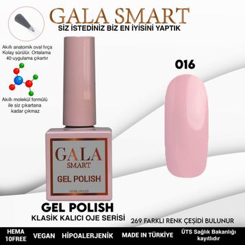 Gala Smart 10 ml NO:016 Classic Kalıcı Oje