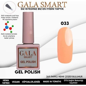 Gala Smart 10 ml NO:033 Classic Kalıcı Oje