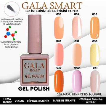 Gala Smart 10 ml NO:034 Classic Kalıcı Oje