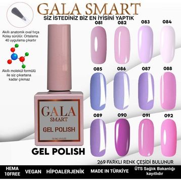 Gala Smart 10 ml NO:081 Classic Kalıcı Oje
