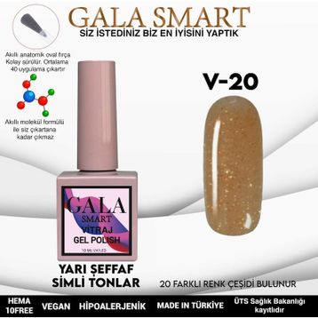 Gala Smart 10 ml V20 Vitraj Kalıcı Oje
