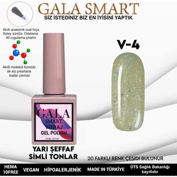Gala Smart 10 ml V4 Vitraj Kalıcı Oje